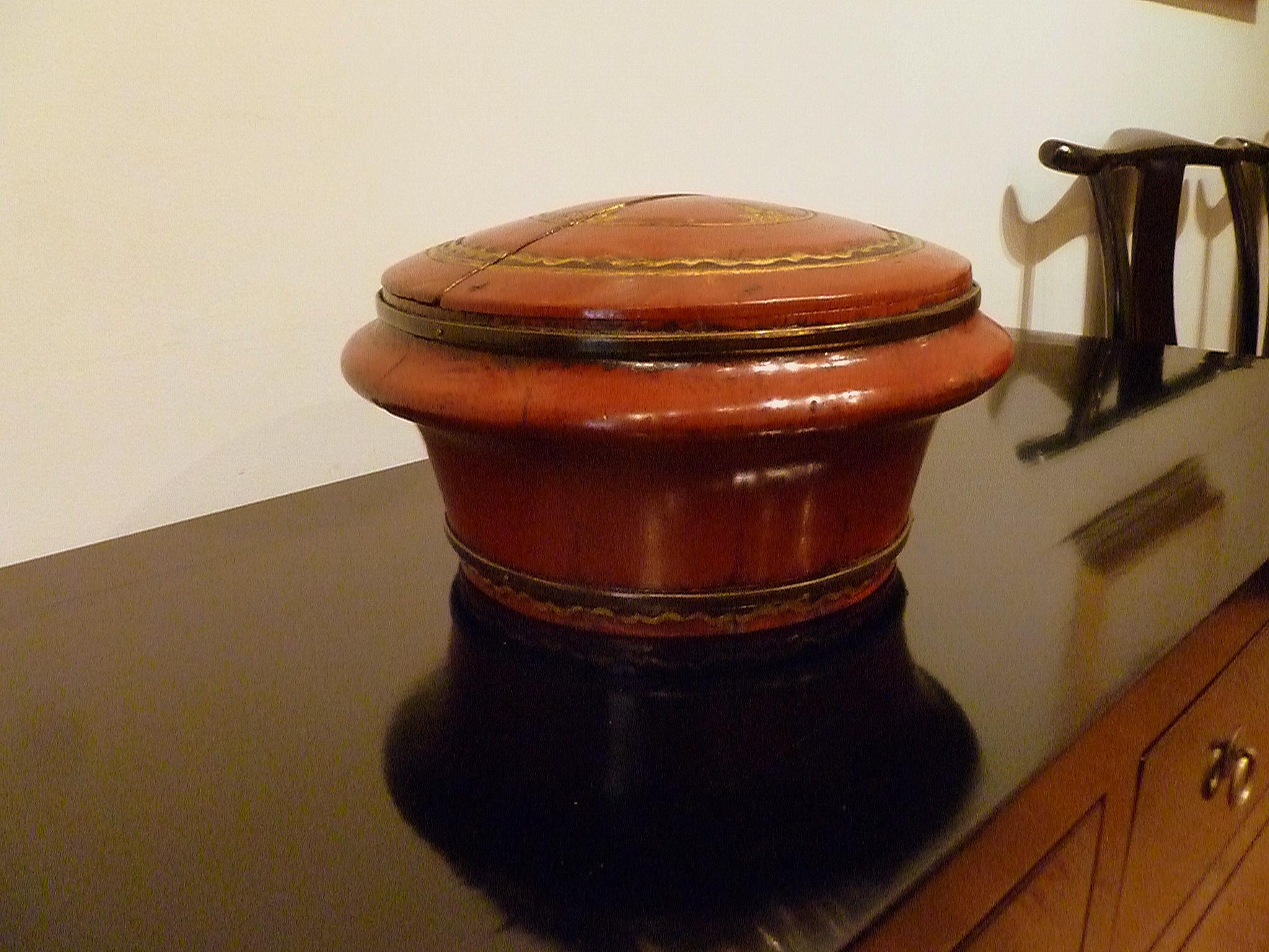 Qing Red Lacquer Wedding Container