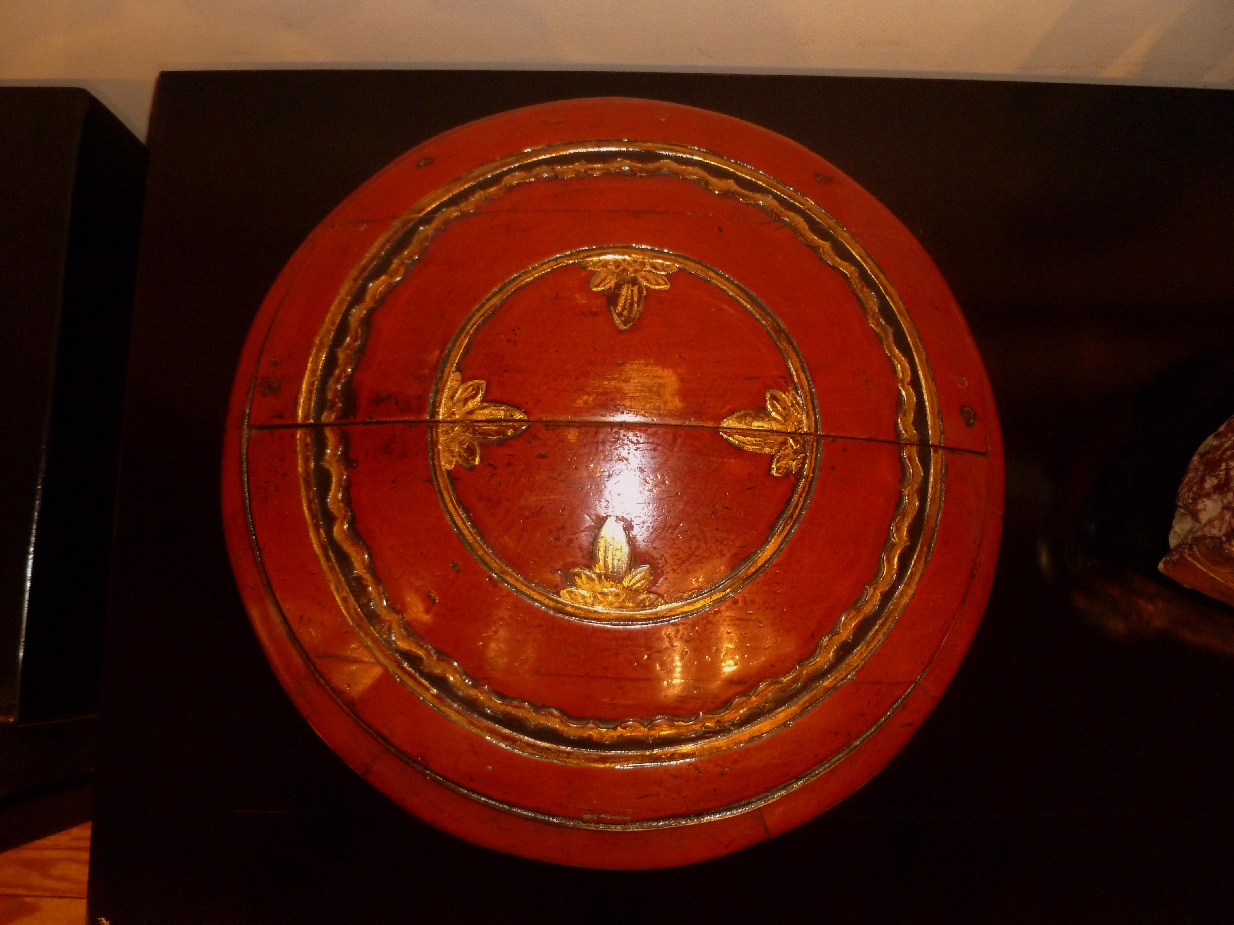 Red Lacquer Wedding Container 1