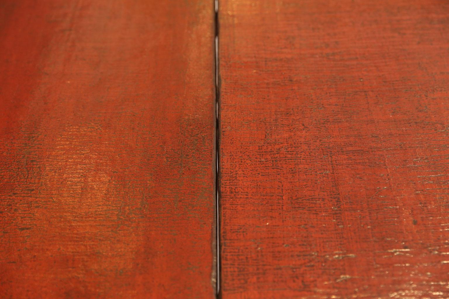 Red Lacquered English Table 2