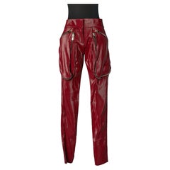 Red lamé trouser ALEXANDRE VAUTHIER