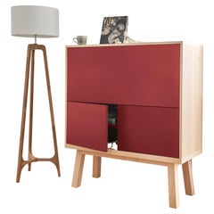 Red Large Secrétaire, Design by Eric Gizard, Paris