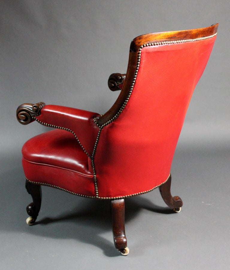 Red Leather Armchair For Sale at 1stDibs red leather armchair for sale