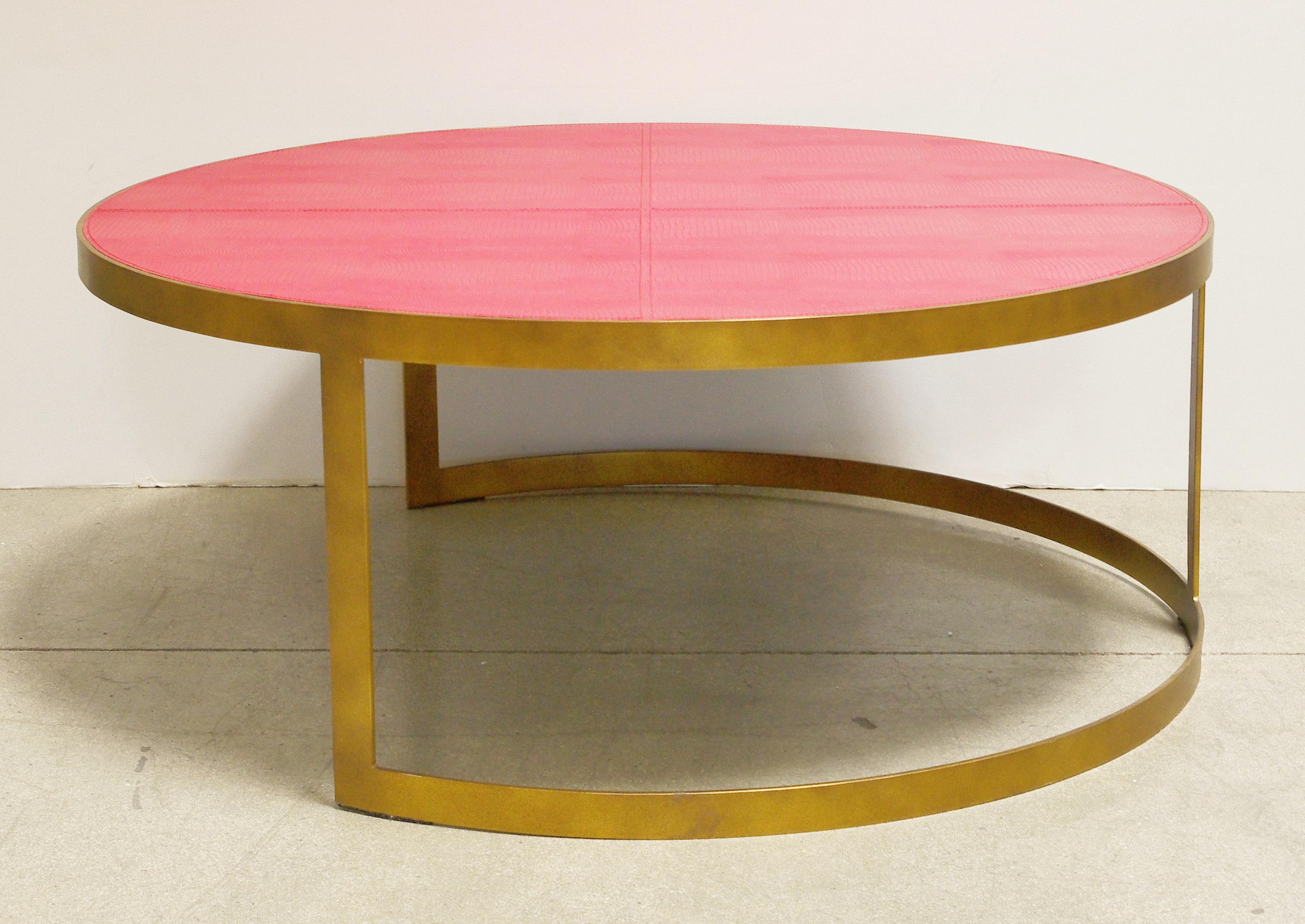 Modern Red Leather Coffee Table by Fabio Ltd FINAL CLEARANCE SALE 