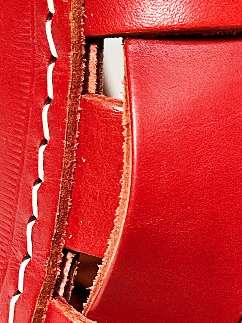 20th Century Red Leather 