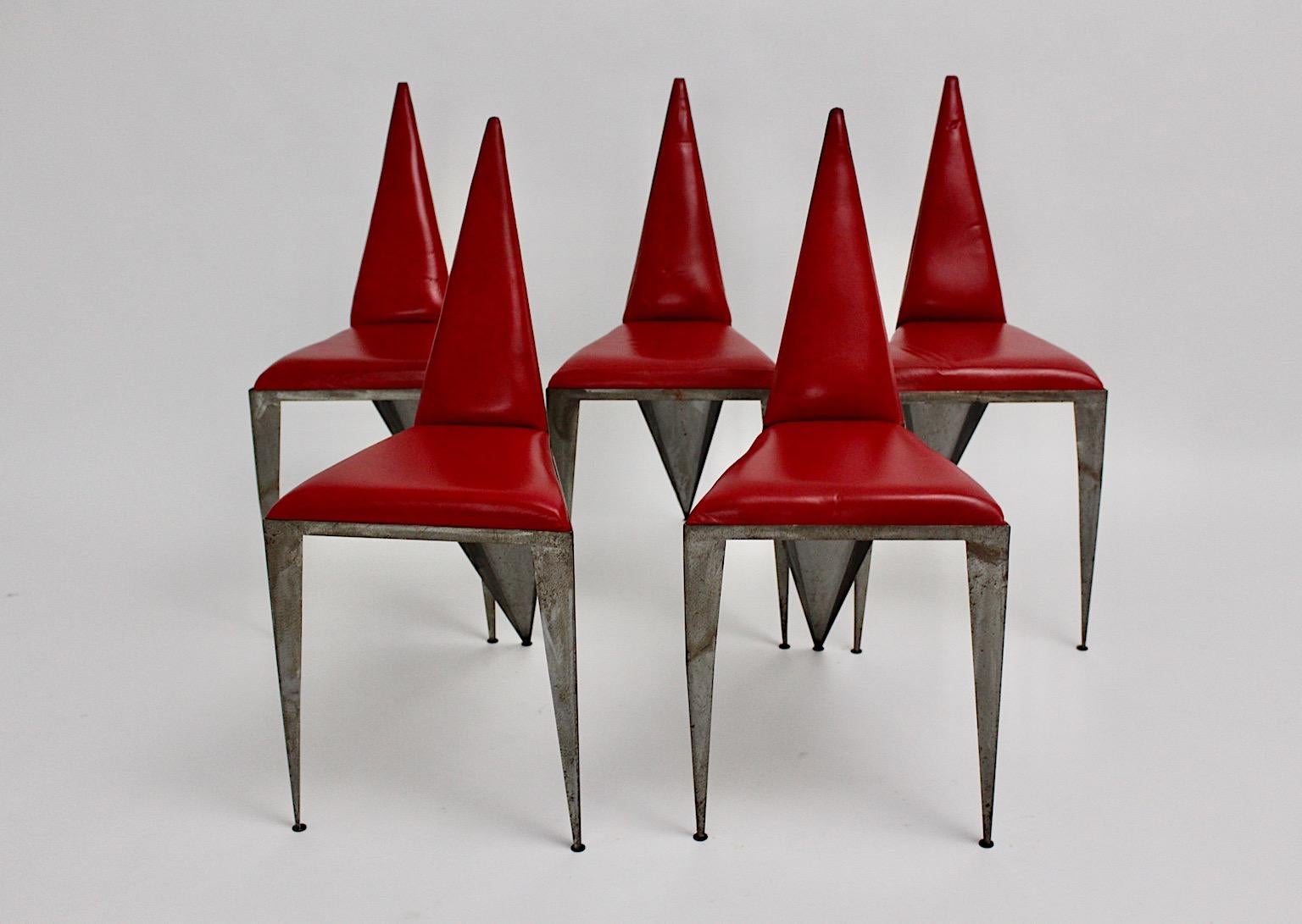 Geometric dining chairs top