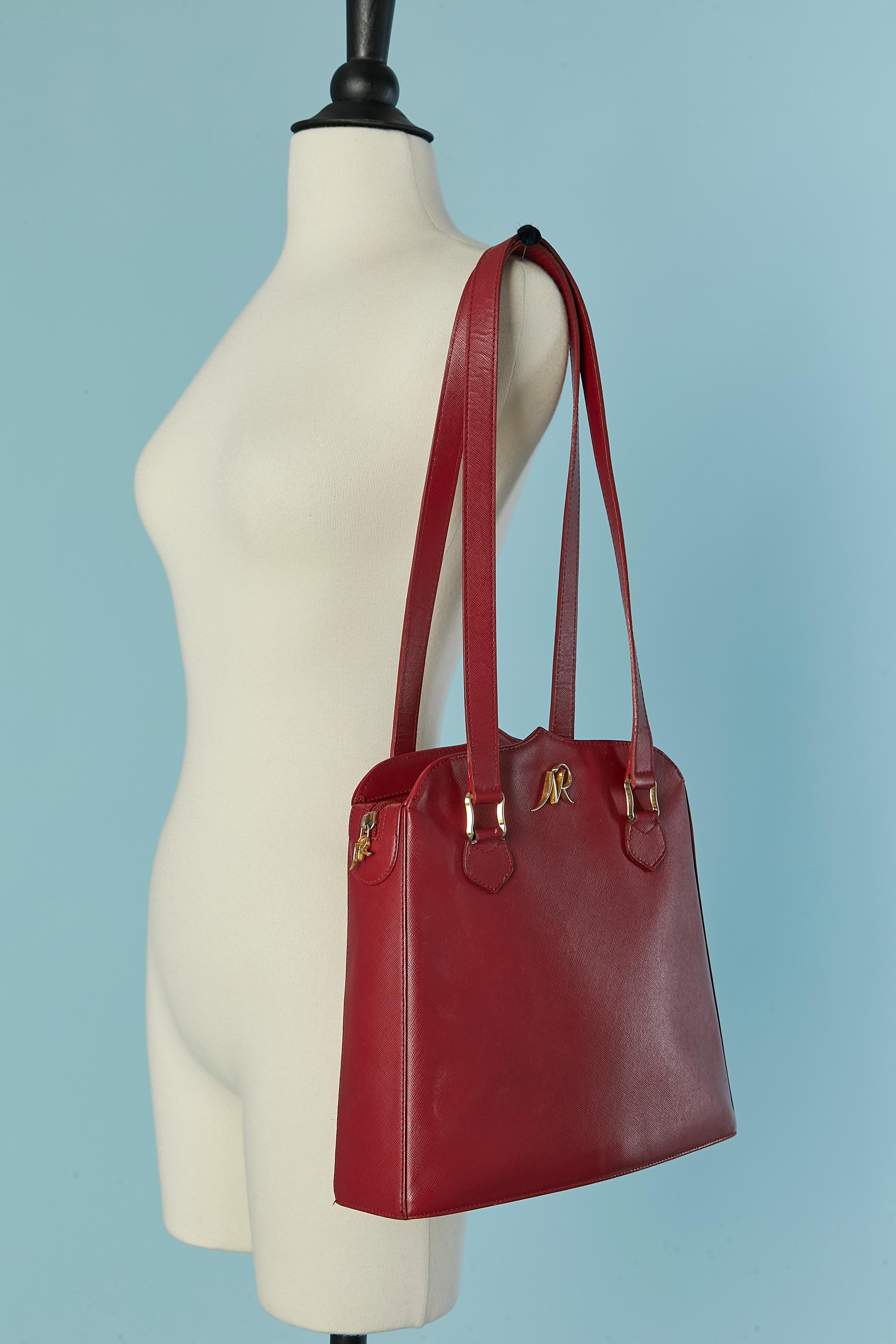 Bolso de piel rojo Nina Ricci en venta 1