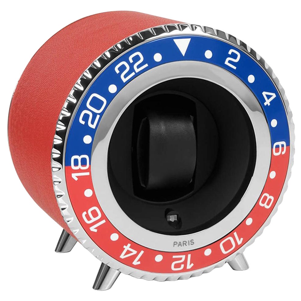 Red Leather Watch Winder For Sale