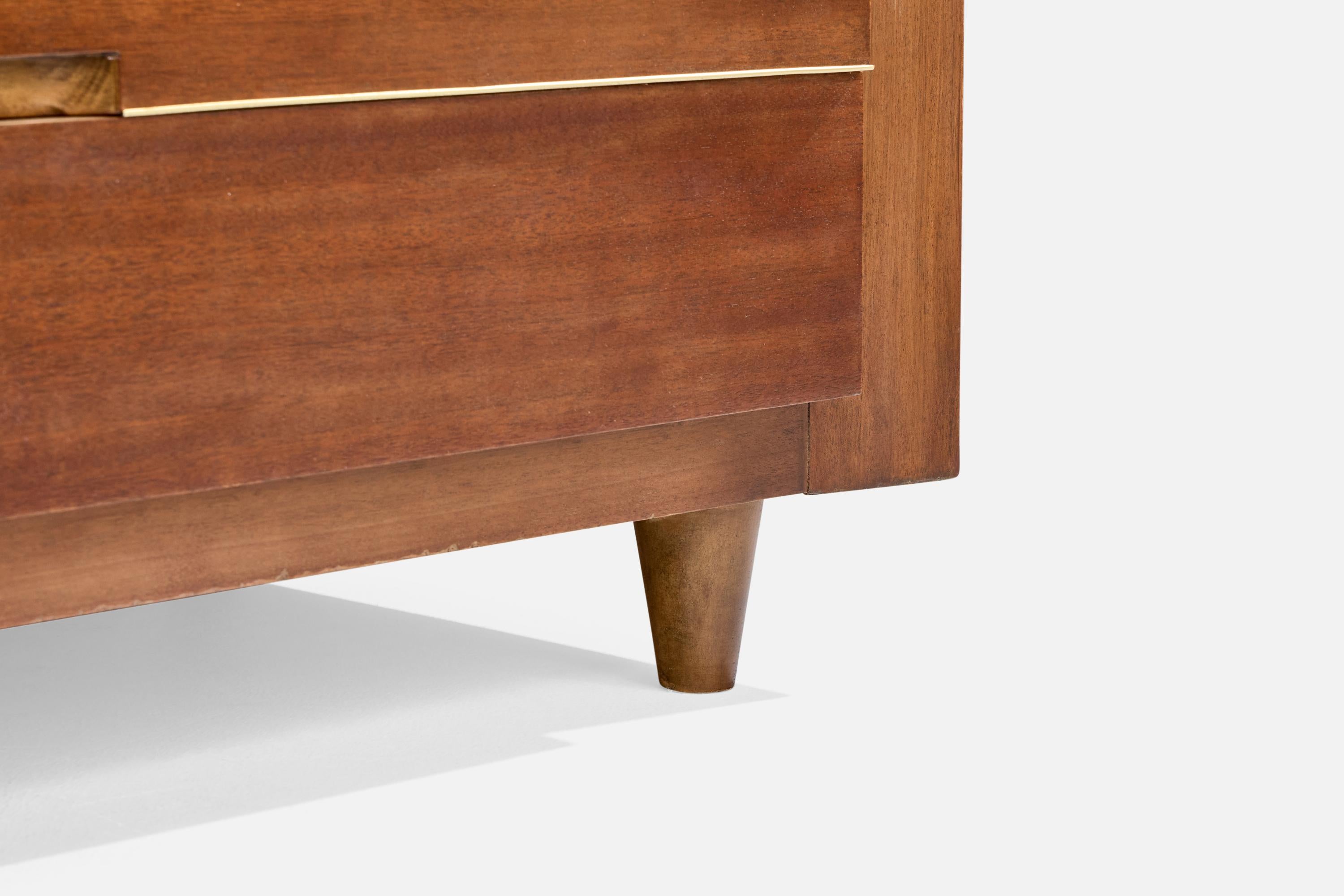 Red Lion Furniture, Comò, Noce, USA, anni '50 in vendita 5