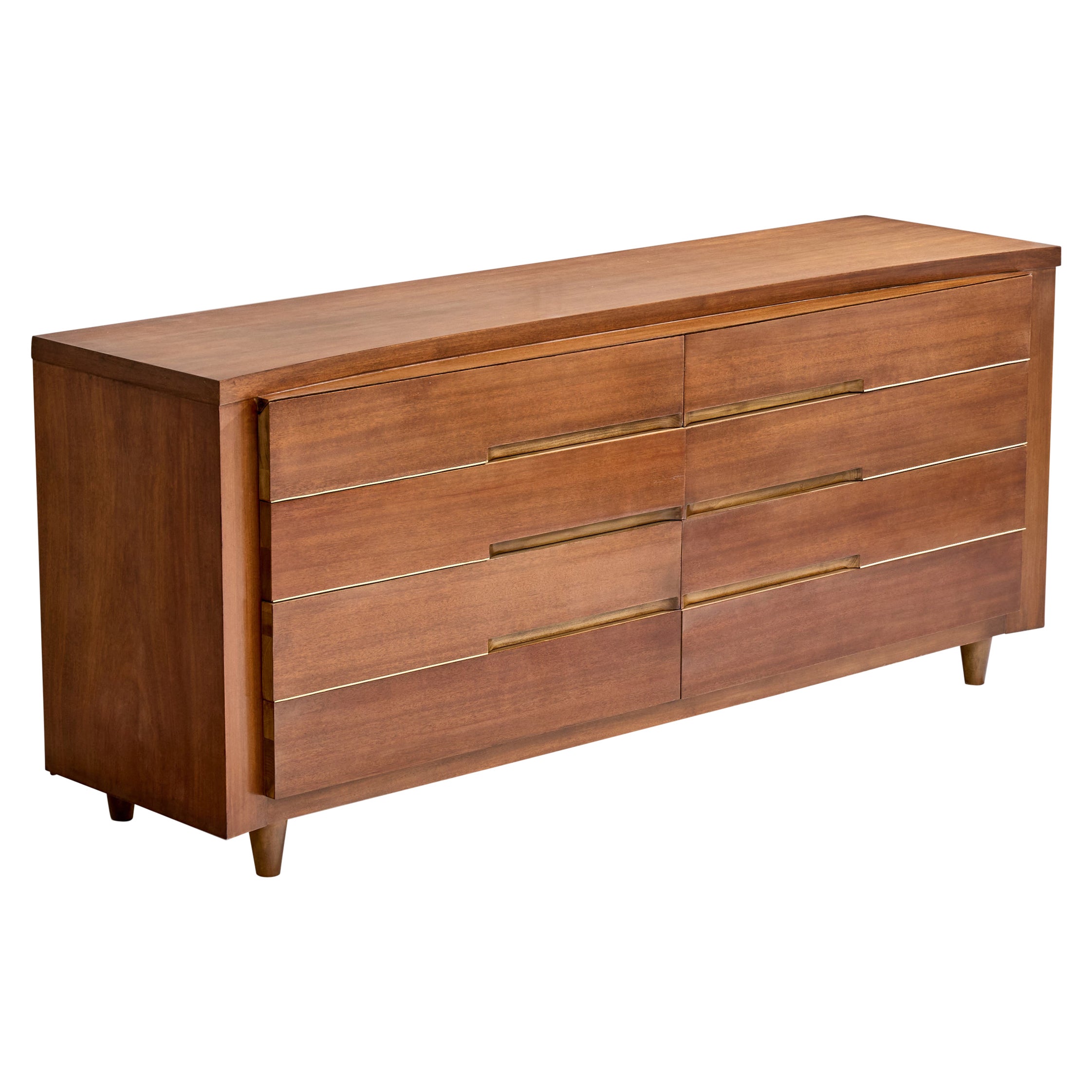 Red Lion Furniture, commode, noyer, États-Unis, années 1950