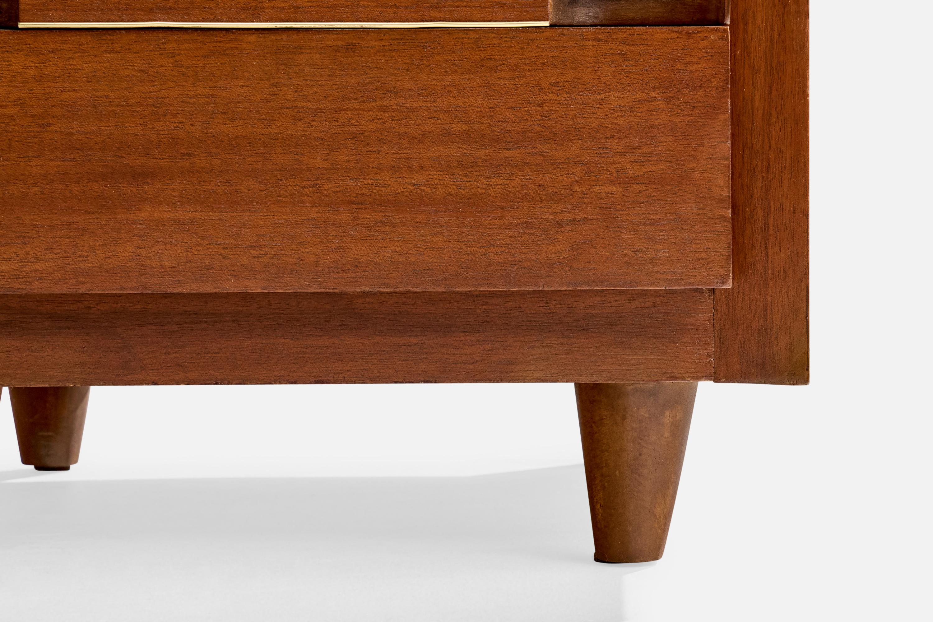 Red Lion Furniture, Mesillas de noche, Nogal, EEUU, Años 50 en venta 2