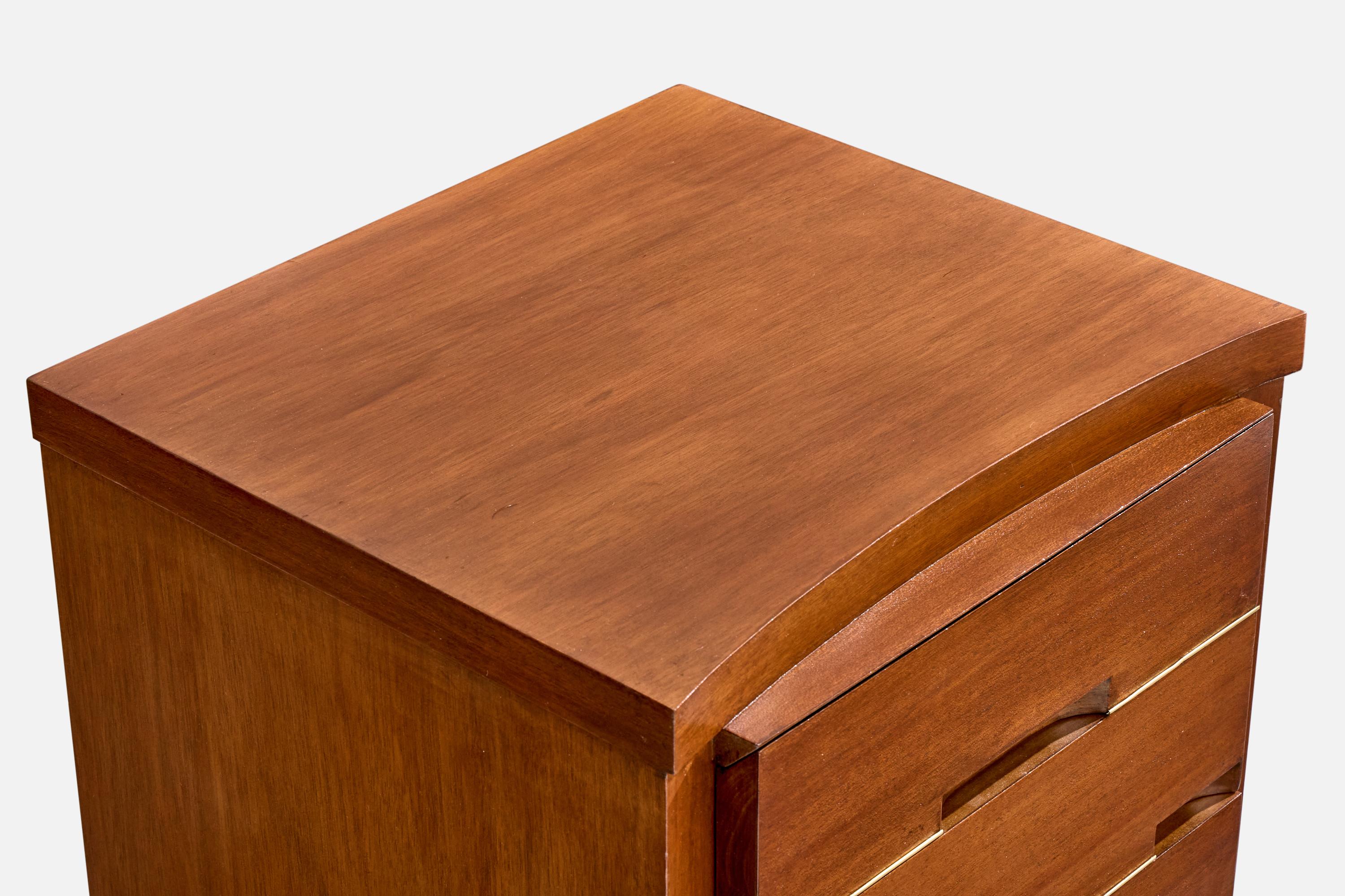 Red Lion Furniture, Mesillas de noche, Nogal, EEUU, Años 50 en venta 3