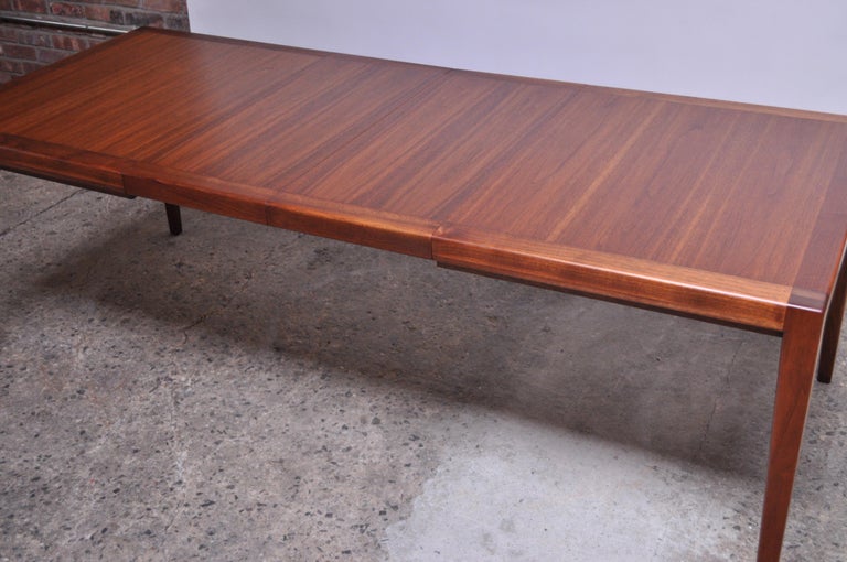 Red Lion Table Company Walnut Dining Table with Two Leaves at 1stDibs