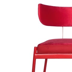 Red Love chair by Gabriel Freitas