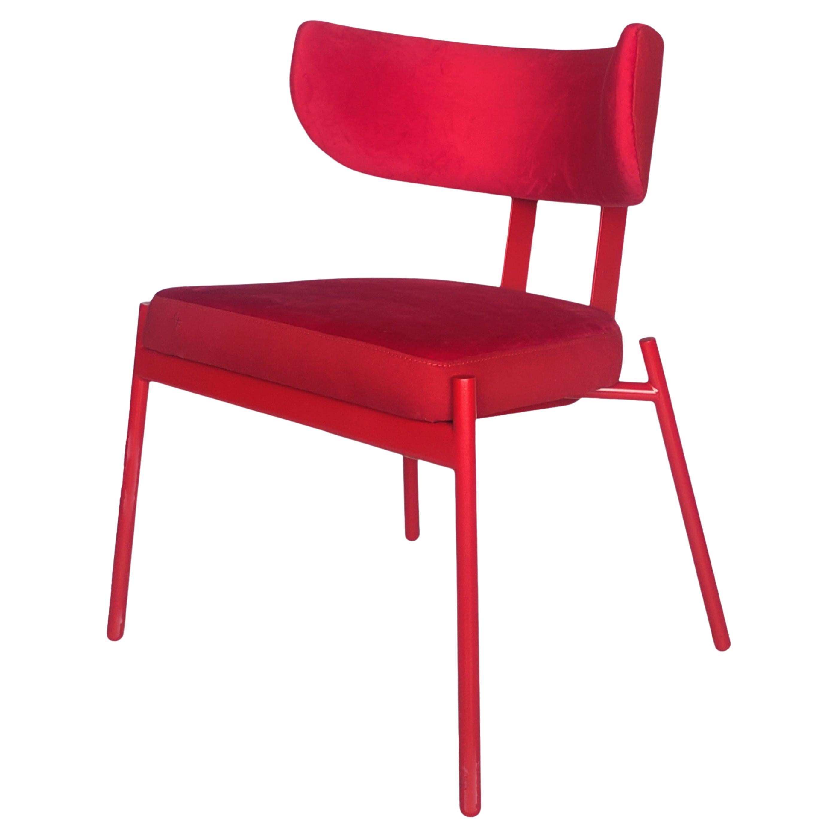 Roter Love-Stuhl von Gabriel Freitas