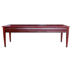 Red Mahogany Writing Desk
