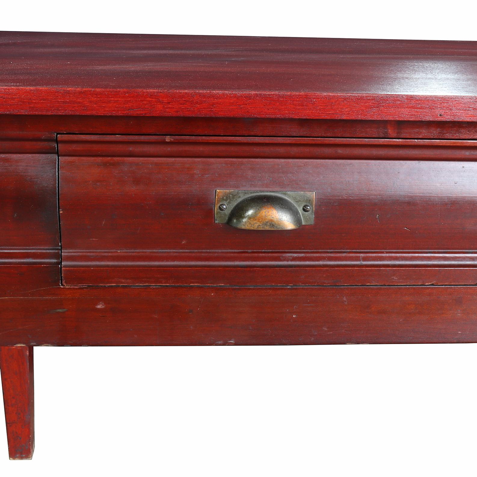red mahogany desk