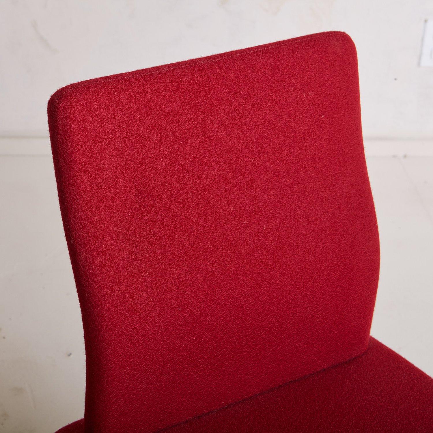 Red Mandarin Chair Attributed to Ettore Sottsass for Knoll, 1990s  For Sale 4