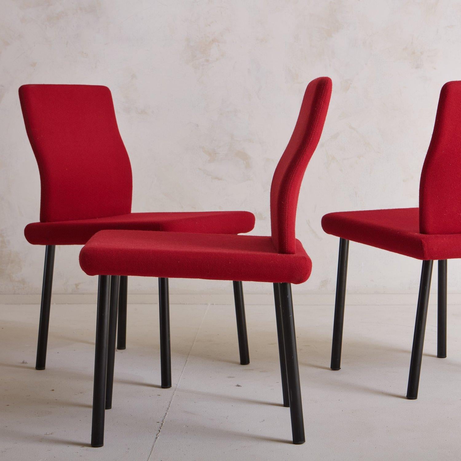 Red Mandarin Chair Attributed to Ettore Sottsass for Knoll, 1990s  For Sale 1