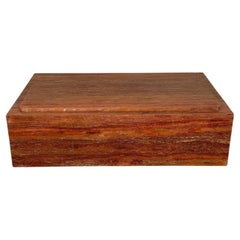 Red Marble Coffee Table