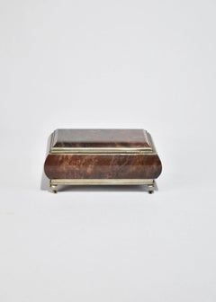 Red Marble Jewelry Box