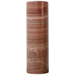 Red Marble Mid-Century Vase