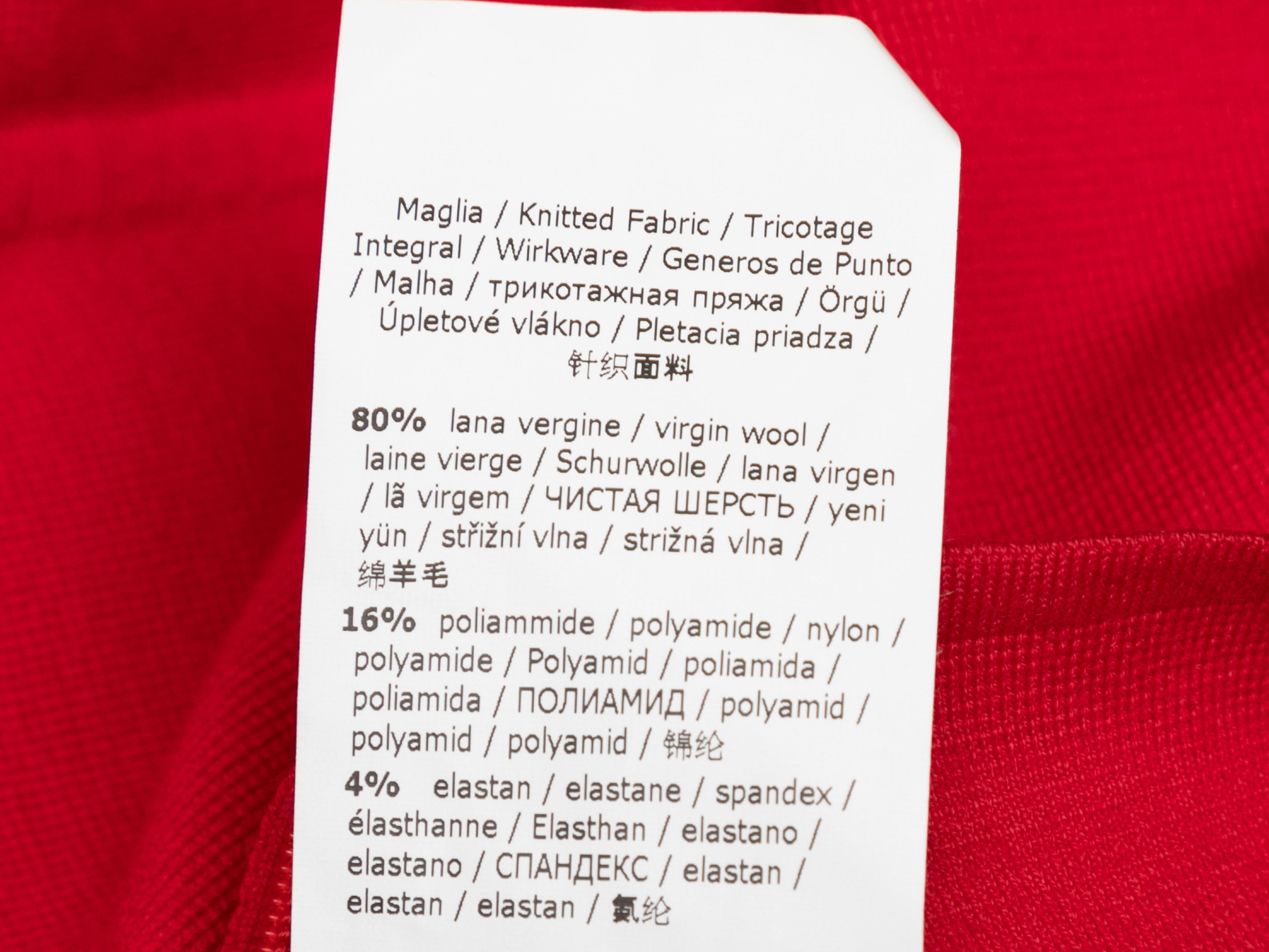 Ärmelloses Max Mara-Kleid aus Schurwolle in Rot, Größe US M im Zustand „Gut“ im Angebot in New York, NY
