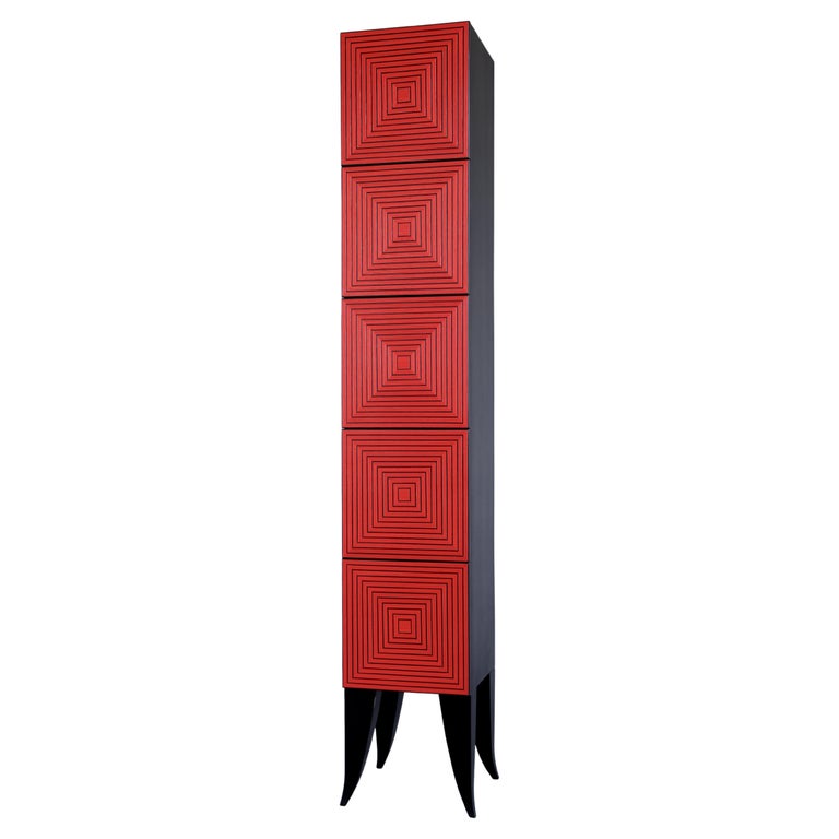 Red Maze Tower For Sale at 1stDibs