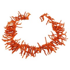 Red Mediterranean Branch Coral Strand