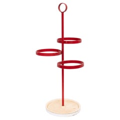 Umbrella en métal rouge s  stand 1950s Hollande