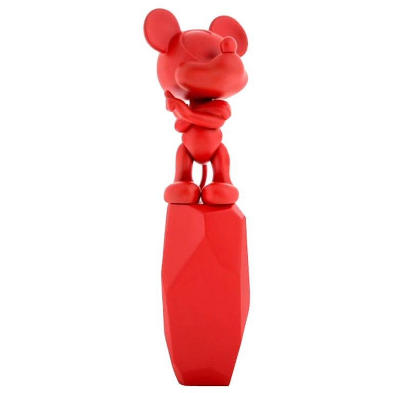 In Stock in Los Angeles, 17 inches Red Mickey Mouse Rock Pop Figurine