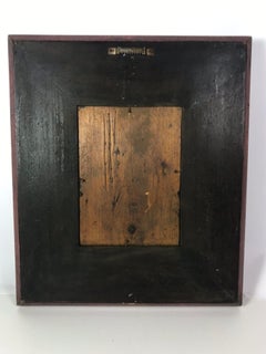 Red Mirror in Wood, Italy, circa 1940
