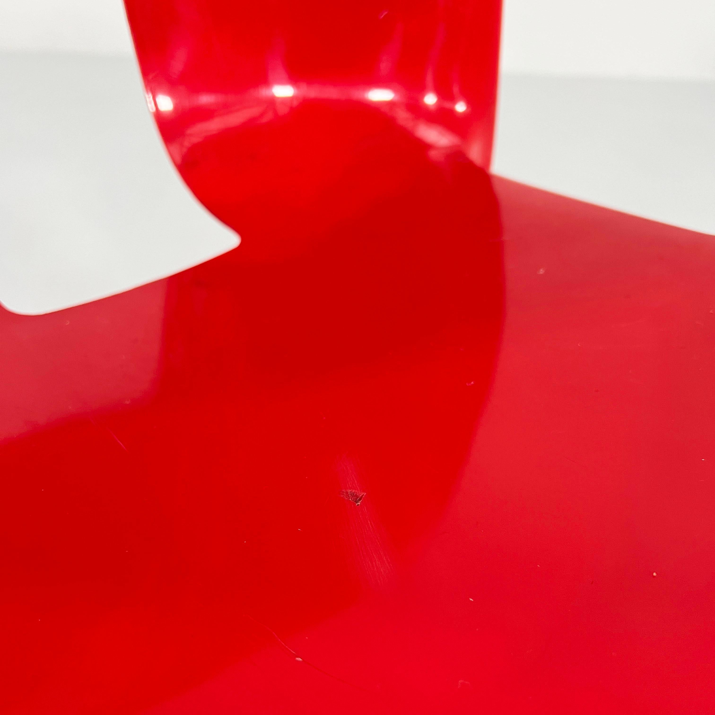 Late 20th Century Red Model 4869 Universale Chair by Joe Colombo for Kartell, 1970s