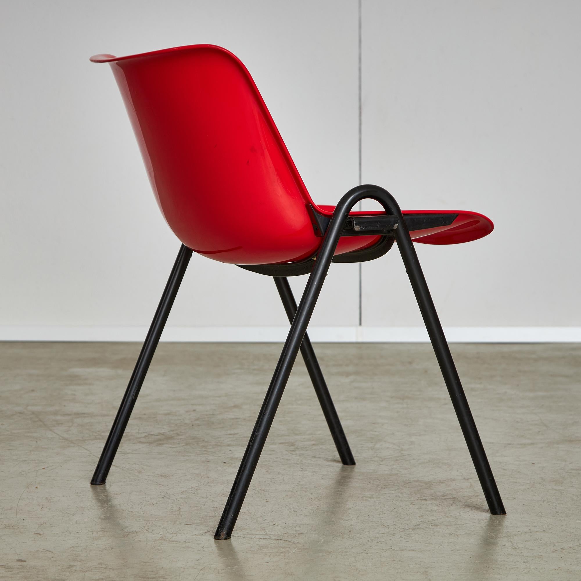 Modular and Stackable Modus Chair by Osvaldo Borsani for Tecno, 1982 For Sale 12
