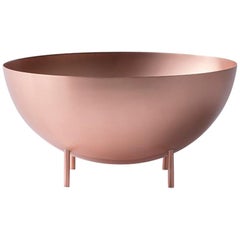Red Moon Medium Copper Bowl by Elisa Ossino
