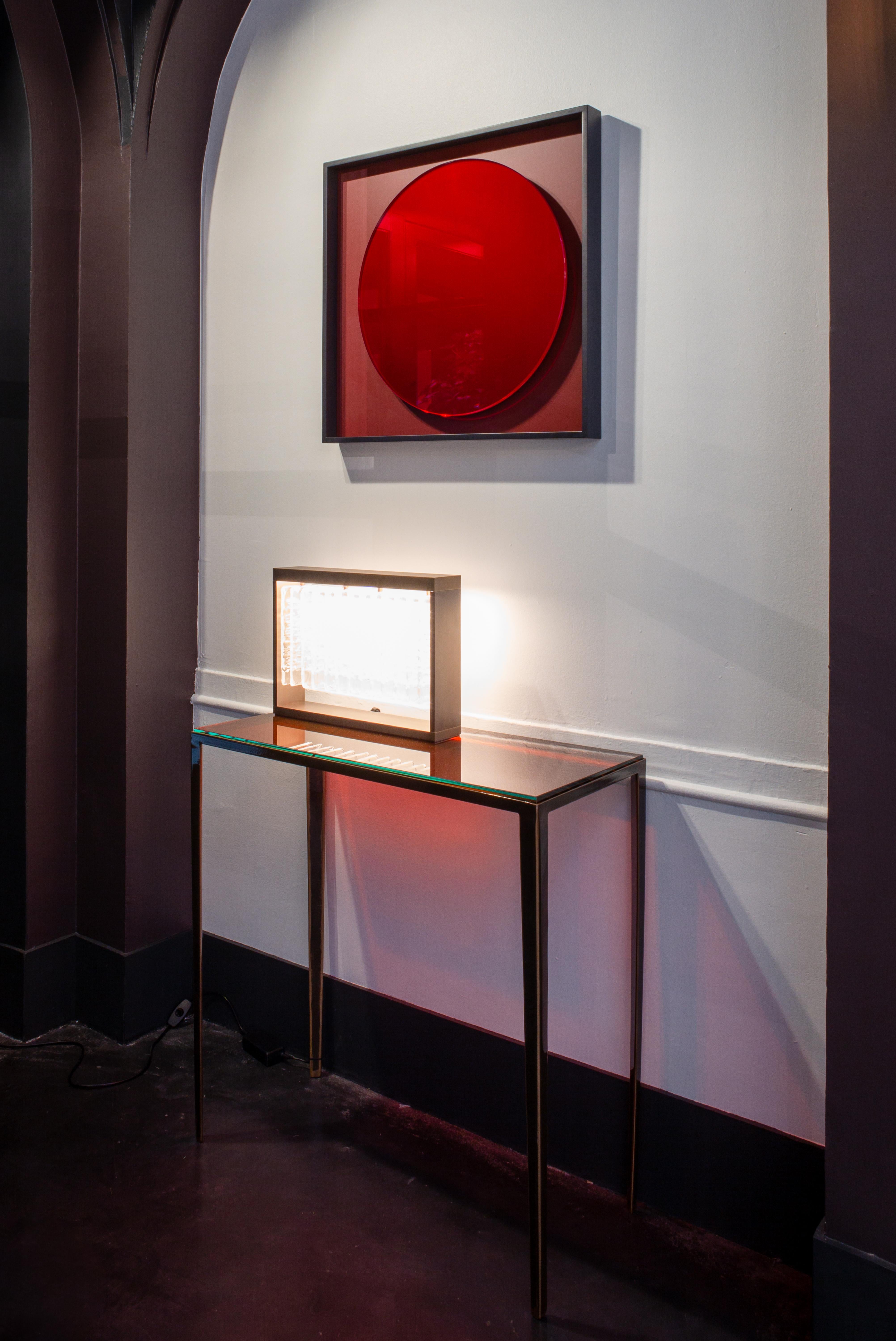 Italian Red Moon Mirror, by Reda Amalou Design, 2018  For Sale