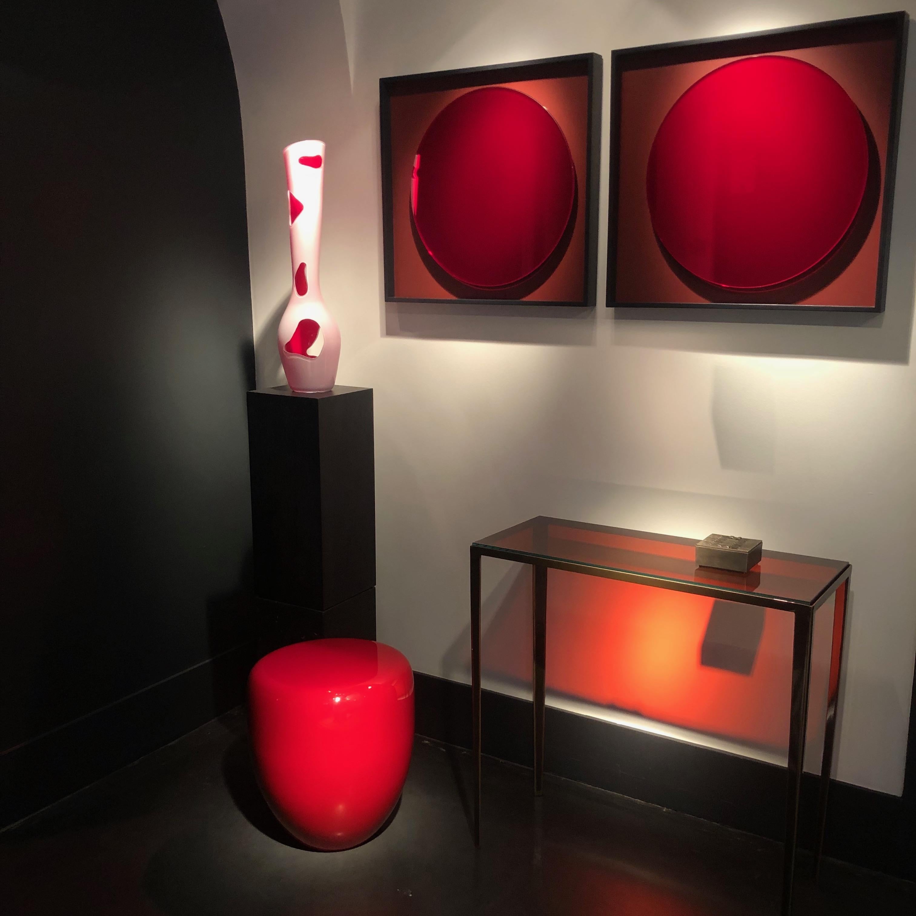 Red Moon Mirror, by Reda Amalou Design, 2018  In New Condition For Sale In Paris, FR
