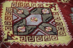 Red Multicolor Vintage Turkish Runner 4'6" x 12'4"