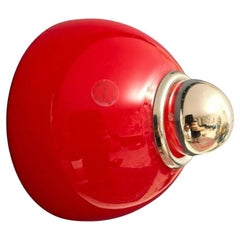 Red Murano Flush Mount / Sconce by Vistosi