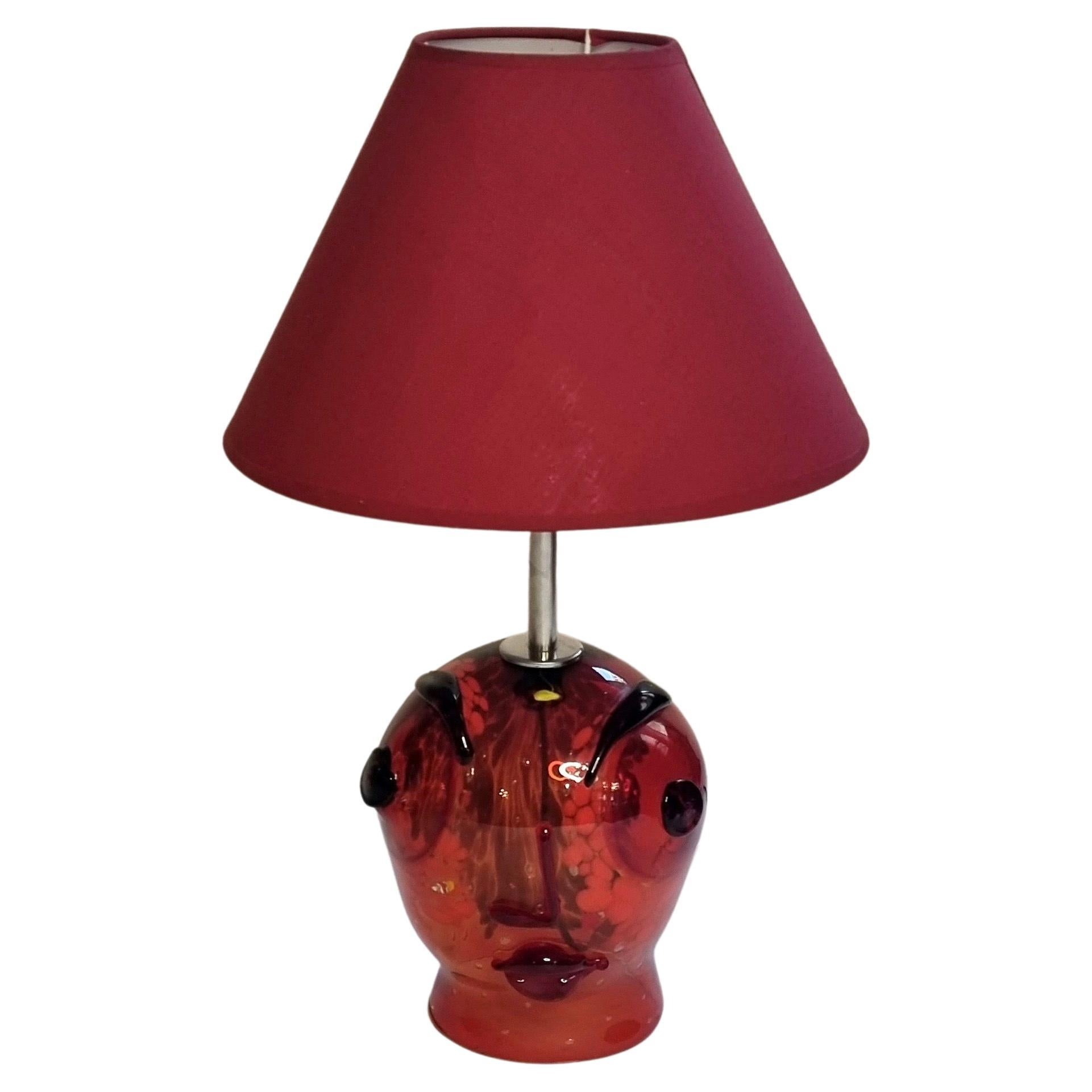 In this listing you will find a gorgeous multi-colored Murano Art Glass table lamp, designed in celebration of Picasso. Manufactured by Murano 5 Studio (attr.), this lamp is one of the hard-to-find pieces and a true delight to collectors of modern