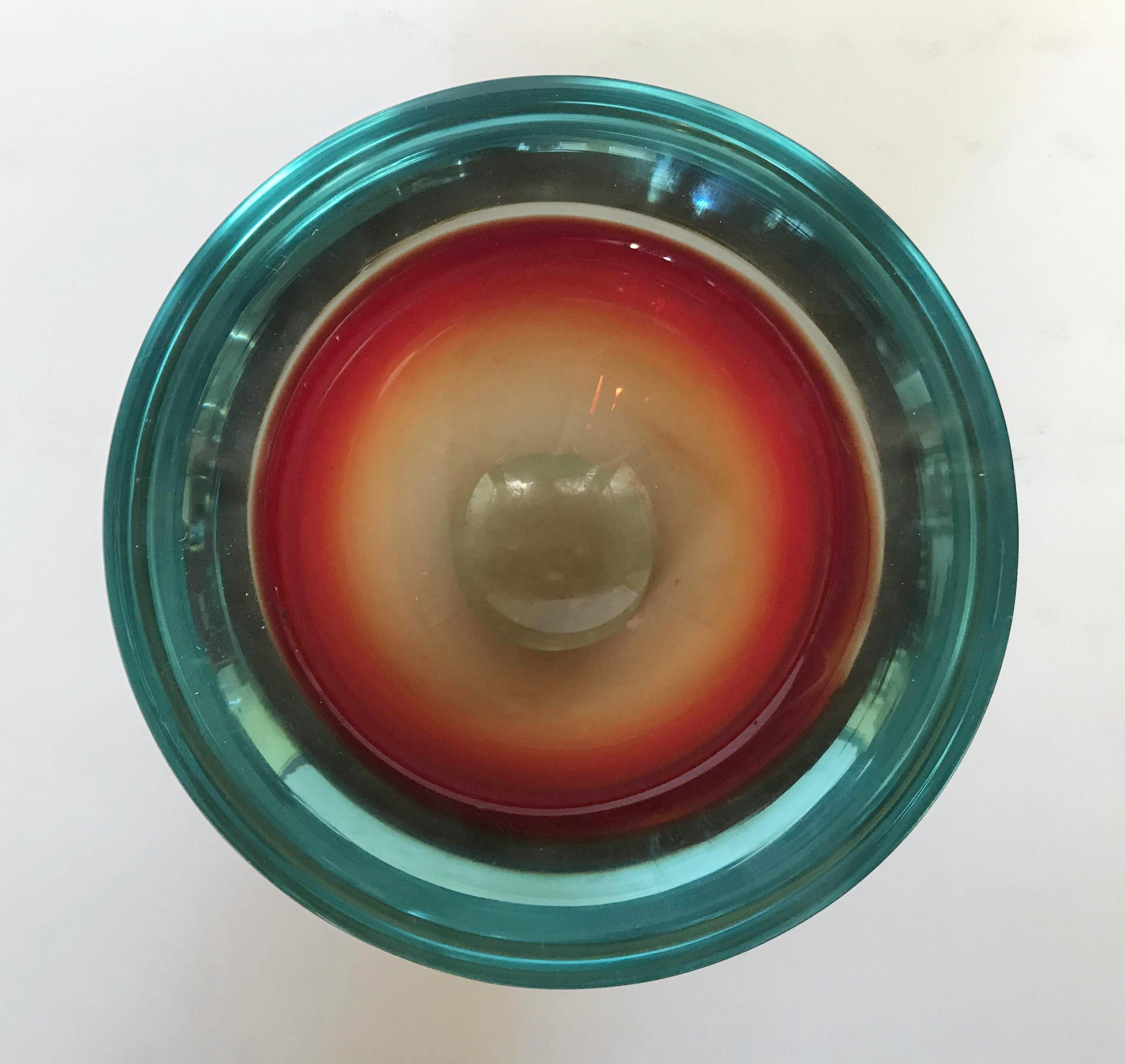 Italian Red Murano Glass Bowl FINAL CLEARANCE SALE