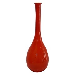 Red Murano Glass Vase