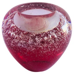 Vintage Red Murano Tealight Holder FINAL CLEARANCE SALE