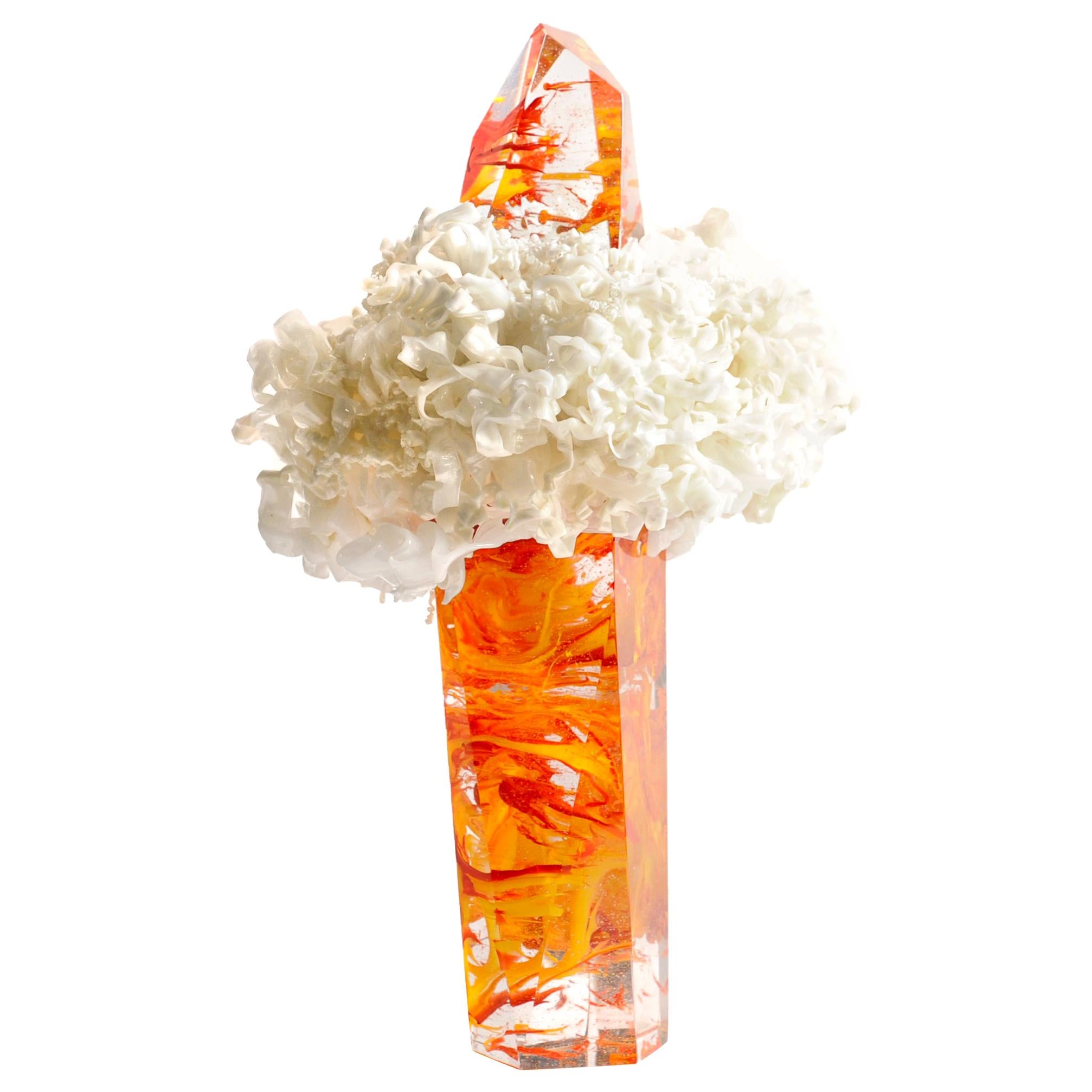 Roter Hals Hochzeitskleid Skulptur Glas vs. Plastik Sammlung im Angebot