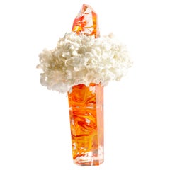 Red Neck Wedding Dress Sculpture Glass vs Plastic Collection