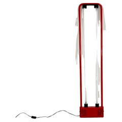 Red Neon Lamp by Gian N. Gigante for Zerbetto, 1980s