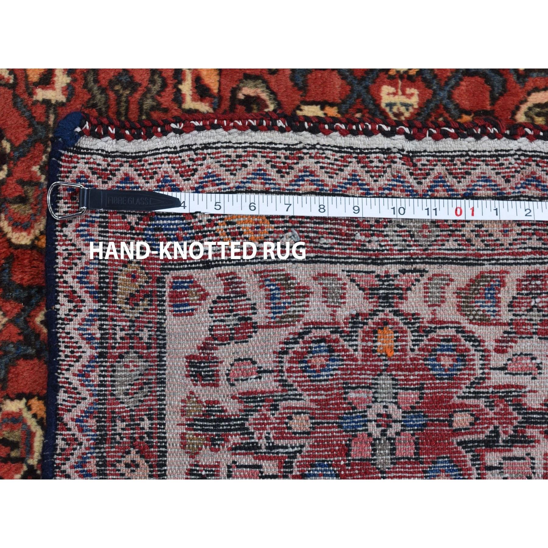 Red Persian Gallery Size Bakhtiari  Pure Wool Hand Knotted Oriental Rug 4