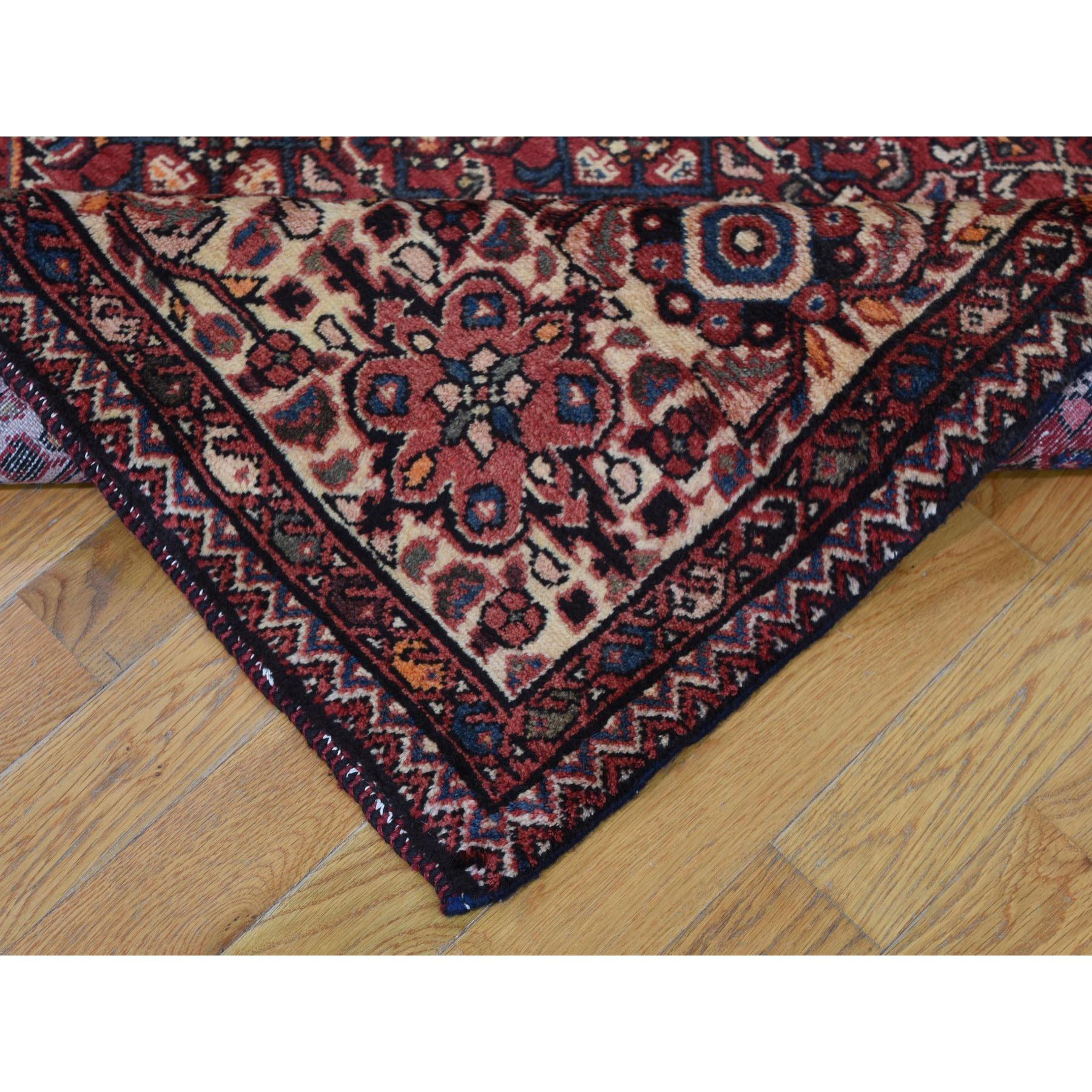 Red Persian Gallery Size Bakhtiari  Pure Wool Hand Knotted Oriental Rug In Good Condition In Carlstadt, NJ