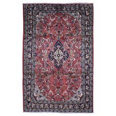 Red Persian Hamadan Full Pile Exc Cond Pure Wool Hand Knotted Oriental Rug