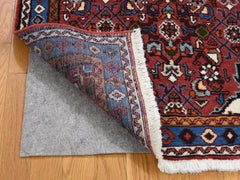 Red Persian Hamadan Pure Wool Hand Knotted Oriental Rug