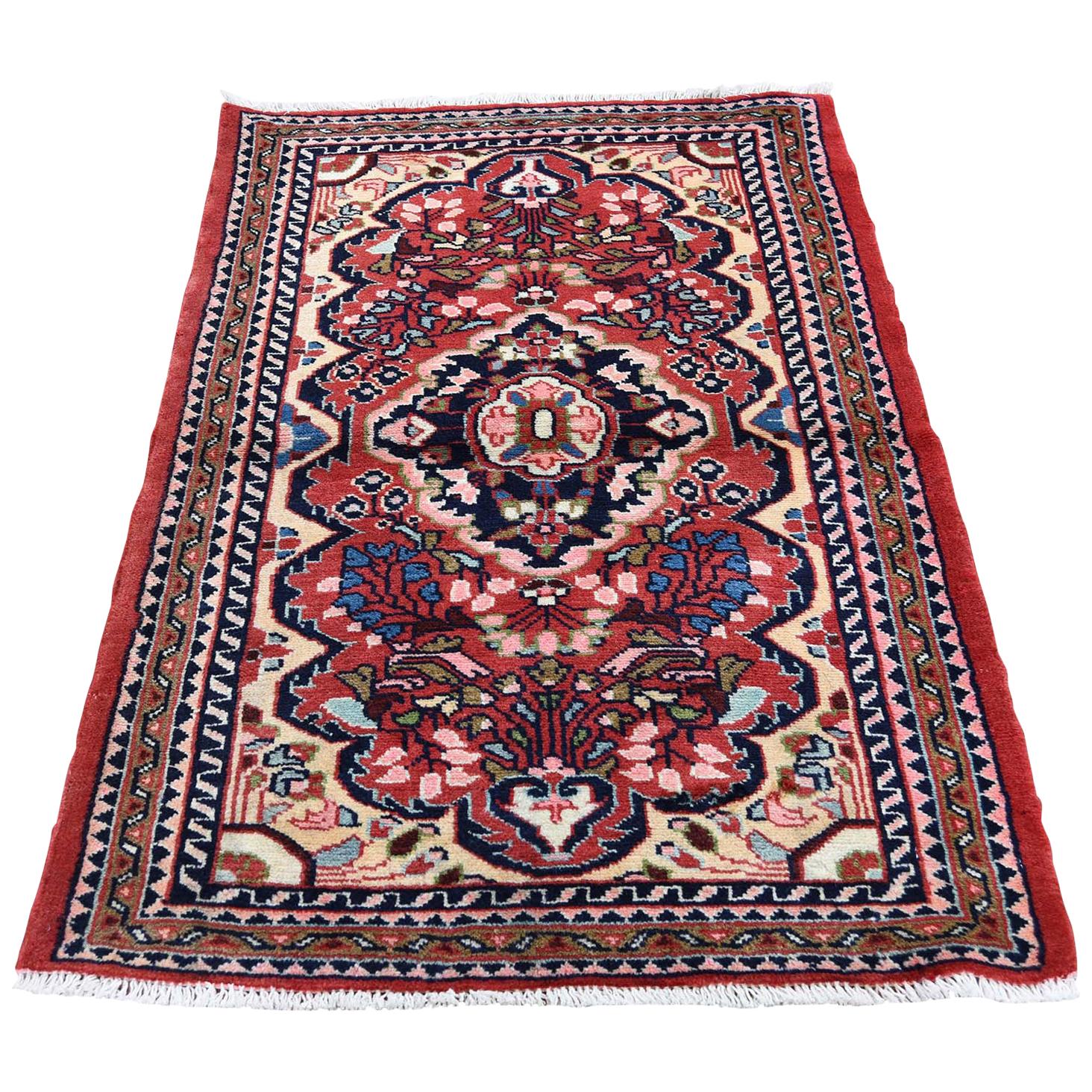 Red persian Lilahan Pure Wool Hand Knotted Oriental Rug